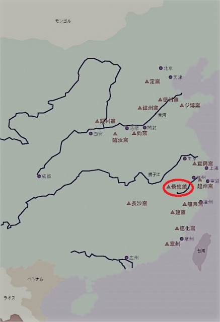 景徳鎮　地図