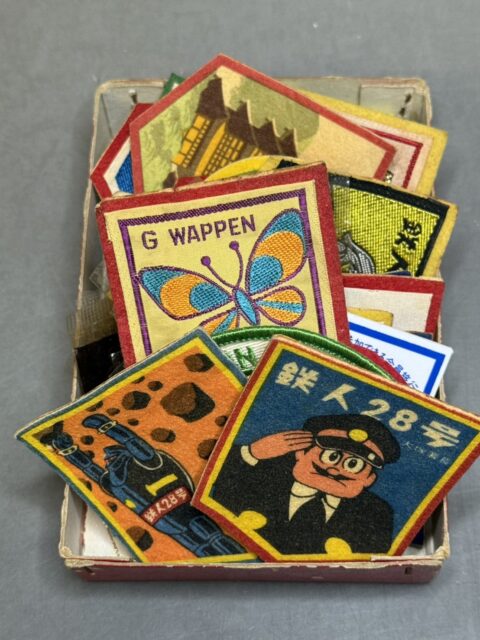 グリコ WAPPEN と 鉄人28号のワッペン