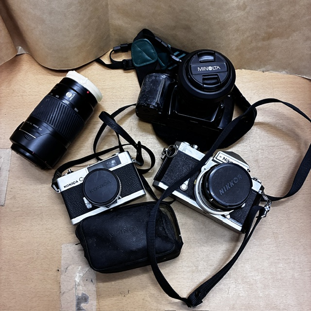 Nikon、MINOLTA、KONICA